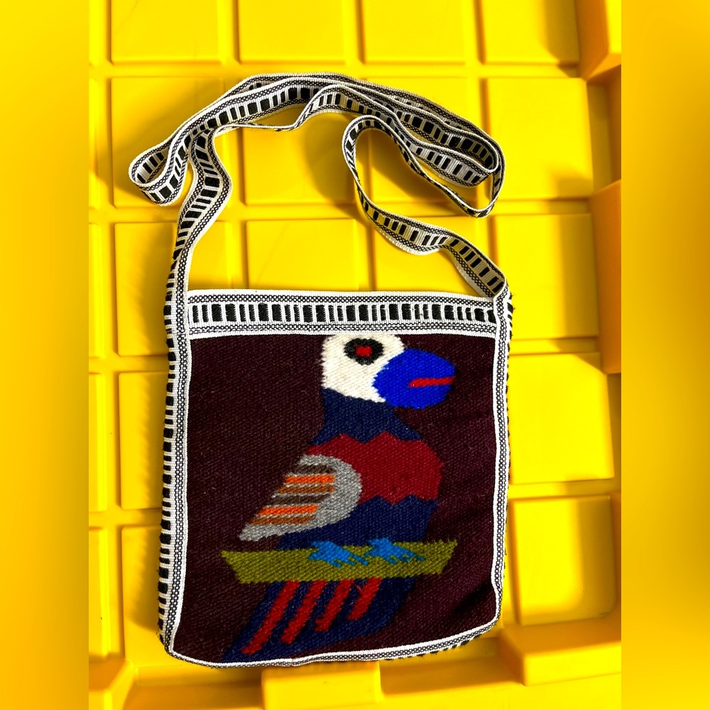 handmade boho bird bag cute. Vintage ?